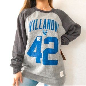 new with tags villanova crewneck sweatshirt!